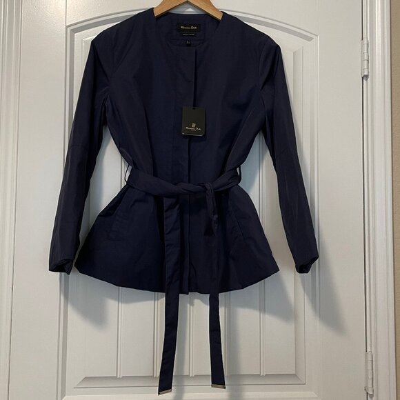 Elegant Massimo Dutti Jacket, Women, size S, navy blue, new with tags - Picture 2 of 7